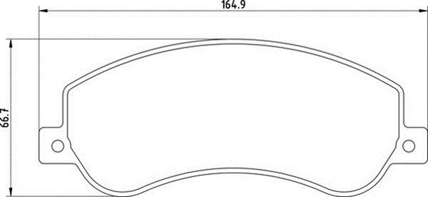 MAGNETI MARELLI Piduriklotsi komplekt,ketaspidur 363710201640